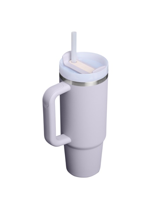 Stanley De Quencher® H2.O FlowState™ thermosfles 0,89 liter - achterkant 2 paars