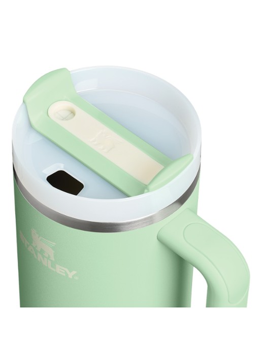 Stanley De Quencher® H2.O FlowState™ thermosfles 1,2 liter - achterkant lichtgroen