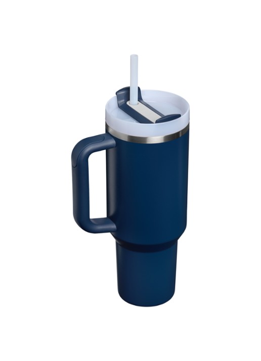 Stanley De Quencher® H2.O FlowState™ thermosfles 1,2 liter - achterkant 2 donkerblauw