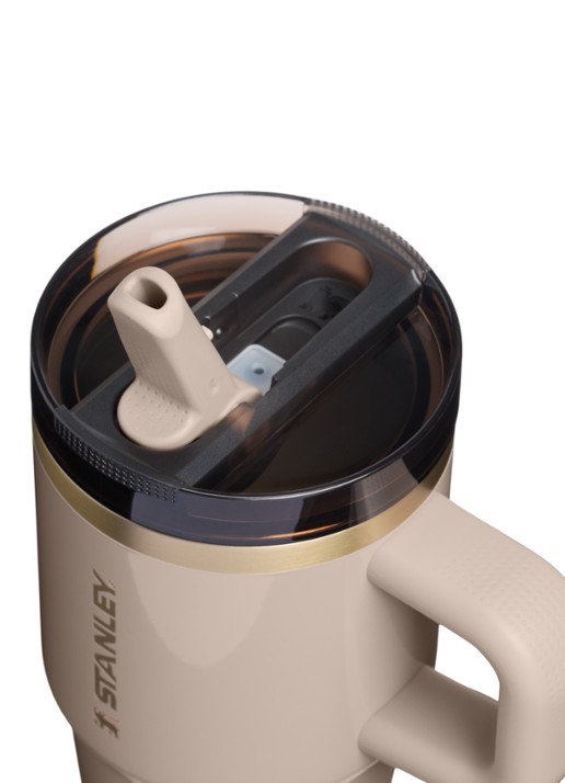Stanley De Quencher ProTour Flip Straw thermosfles 0,59 liter - detail zand