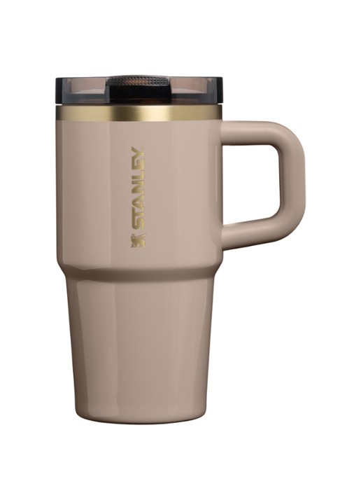 Stanley De Quencher ProTour Flip Straw thermosfles 0,59 liter - voorkant 3 zand