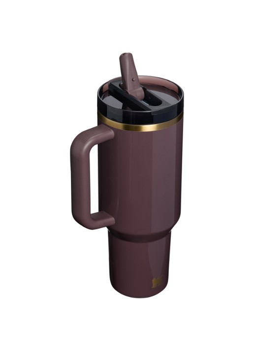 Stanley De Quencher ProTour Flip Straw thermosfles 1,18 liter - achterkant 2 aubergine