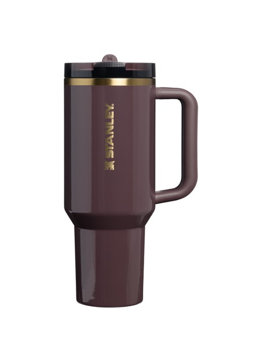Stanley De Quencher ProTour Flip Straw thermosfles 1,18 liter - voorkant aubergine