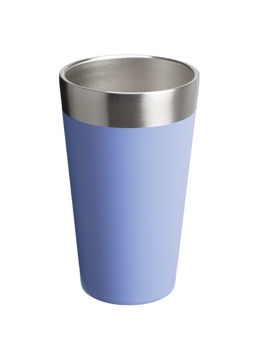 Stanley De Stacking thermosbeker 0,47 liter - achterkant 2 hydrangea / lila