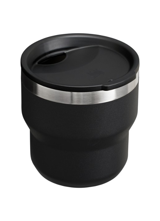 Stanley De Stay Hot Stacking Camp mok 0,29 liter - achterkant 4 zwart