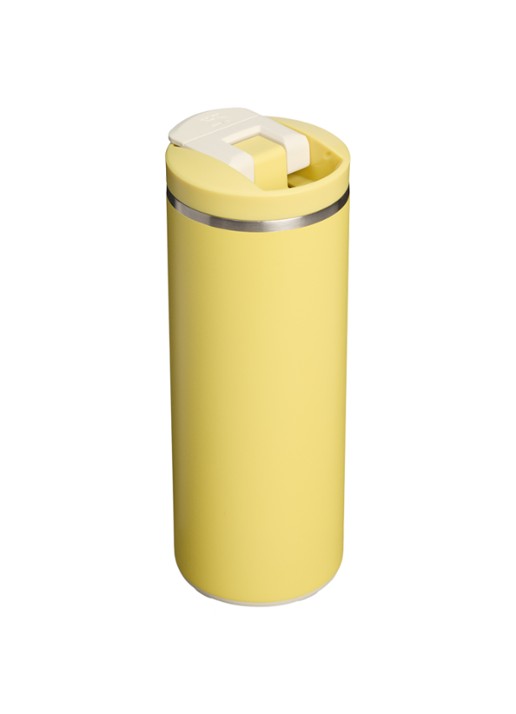 Stanley De Transit Flip Top thermosbeker 0,35 liter - achterkant 3 geel