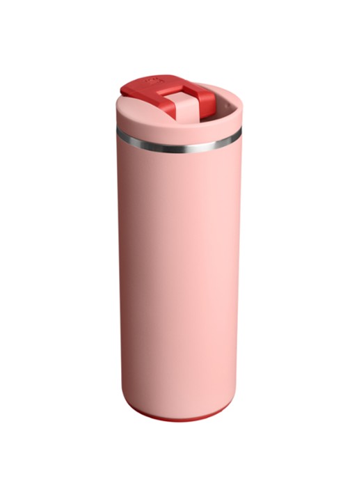 Stanley De Transit Flip Top thermosbeker 0,35 liter - achterkant 2 zalmroze