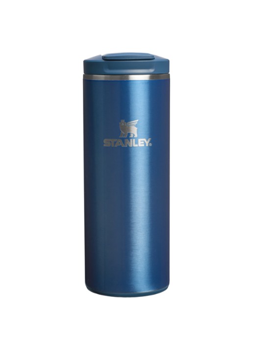 Stanley De Transit Flip Top thermosbeker 0,35 liter - voorkant blauw