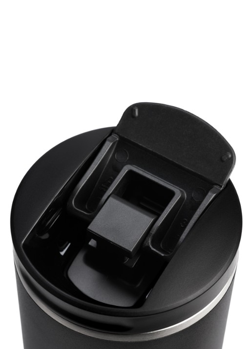 Stanley De Transit Flip Top thermosbeker 0,47 liter - detail zwart