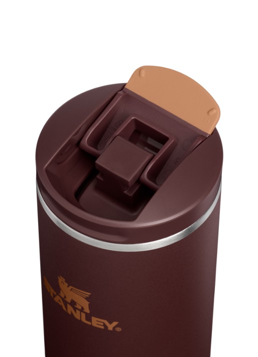 Stanley De Transit Flip Top thermosbeker 0,47 liter - detail donkerbruin