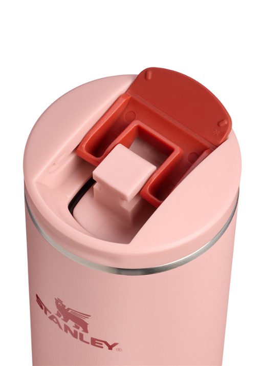 Stanley De Transit Flip Top thermosbeker 0,6 liter - voorkant 2 zalmroze