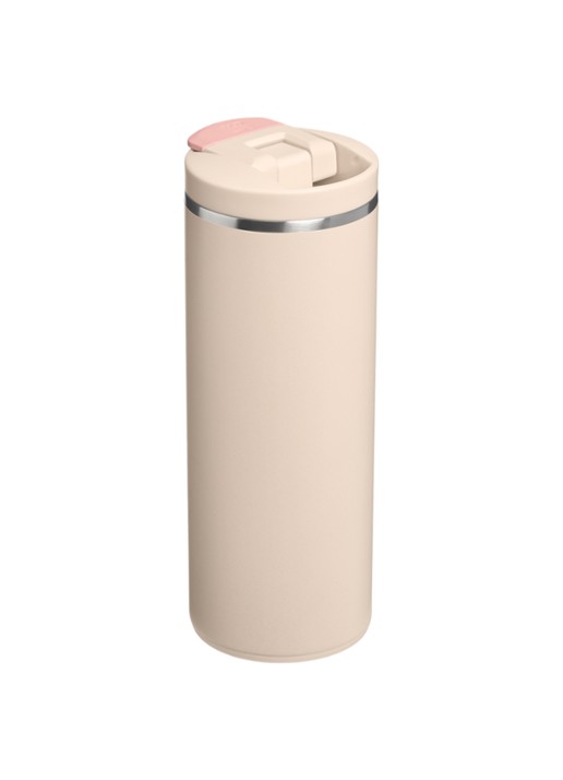 Stanley De Transit Fliptop thermosbeker 0,35 liter - achterkant 3 beige