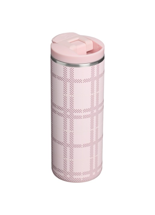 Stanley De Transit Fliptop thermosbeker 0,35 liter - achterkant lichtroze