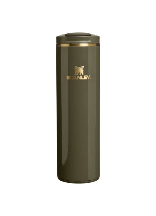 Stanley De Transit Fliptop thermosbeker 0,47 liter - voorkant 3 mosgroen