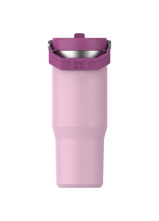 Stanley Ice Flow Flip Straw dubbelwandige waterfles 0,89 liter - achterkant lichtroze
