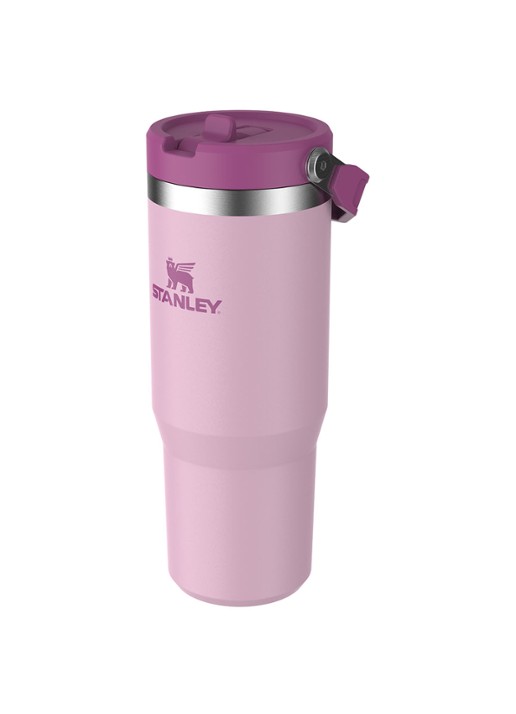 Stanley Ice Flow Flip Straw dubbelwandige waterfles 0,89 liter - voorkant 3 lichtroze