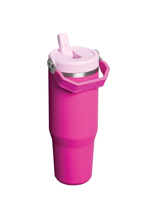 Stanley Ice Flow Flip Straw waterfles 0,89 liter - voorkant 3 fuchsia