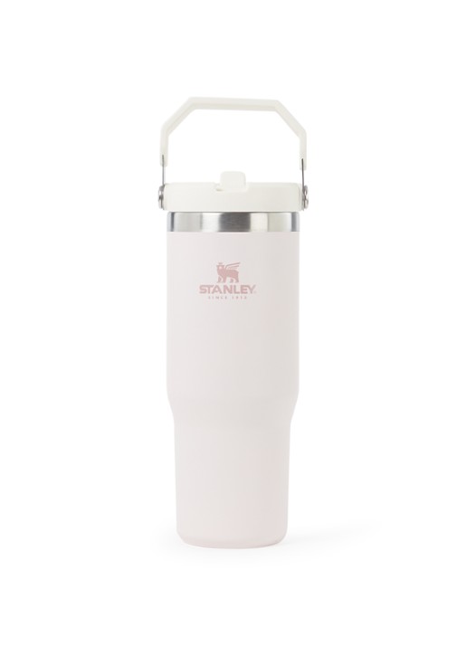 Stanley IceFlow Flip Straw Tumbler thermosfles 89 cl - voorkant lichtroze