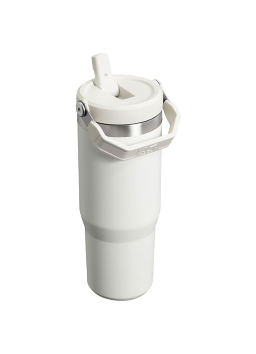 Stanley PMI The IceFlow™ Flip Straw Tumbler thermosfles 0,89 liter - voorkant 2 ivoor