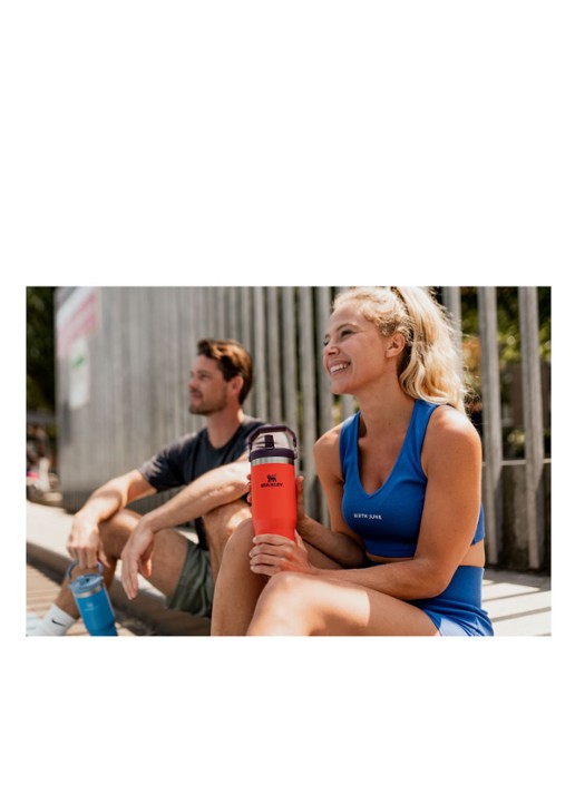 Stanley PMI The IceFlow™ Flip Straw Tumbler thermosfles 0,89 liter - detail 4 aubergine