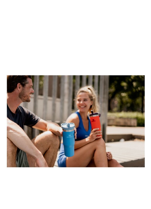 Stanley PMI The IceFlow™ Flip Straw Tumbler thermosfles 0,89 liter - detail 4 blauw