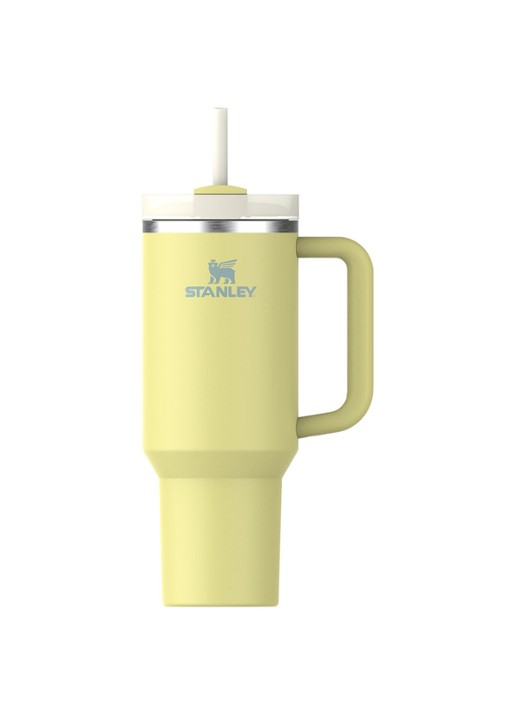 Stanley Quencher H2.0 Flowstate Tumbler thermosfles 1,2 liter  - voorkant lichtgeel