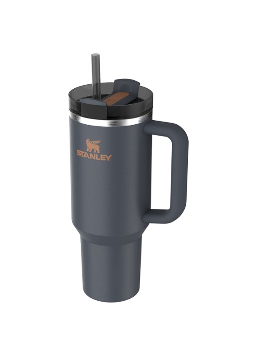 Stanley Quencher H2.0 Flowstate Tumbler thermosfles 1,2 liter  - detail 3 blauwgrijs