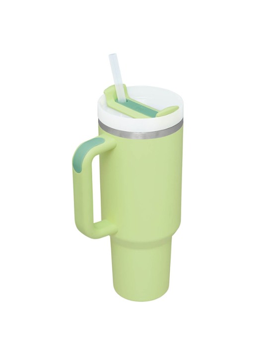 Stanley Quencher - H2.0 Flowstate™ thermosfles 1,18 liter - voorkant 2 citron - groen
