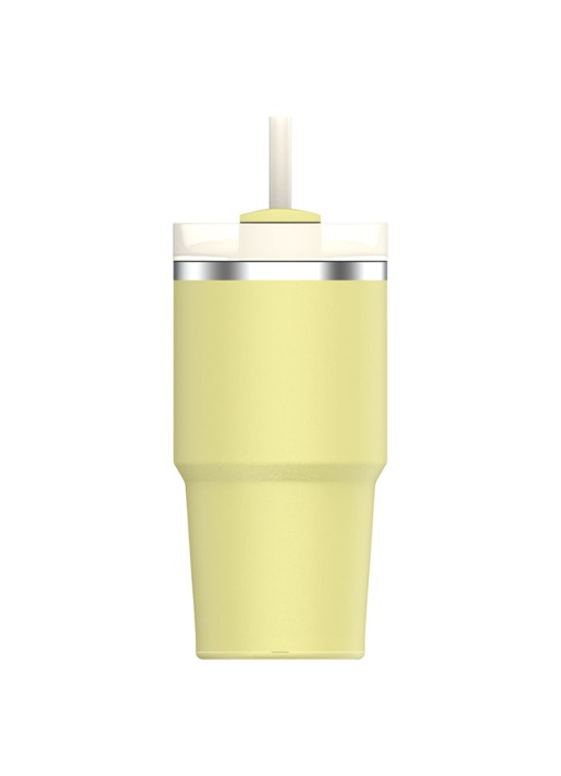 Stanley Quencher H2.O FlowState  thermofles 60 cl  - achterkant 3 lichtgeel