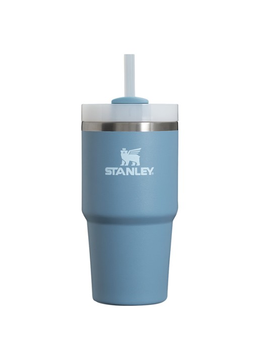 Stanley Quencher H2.O FlowState waterfles 0,6 liter - voorkant indigo