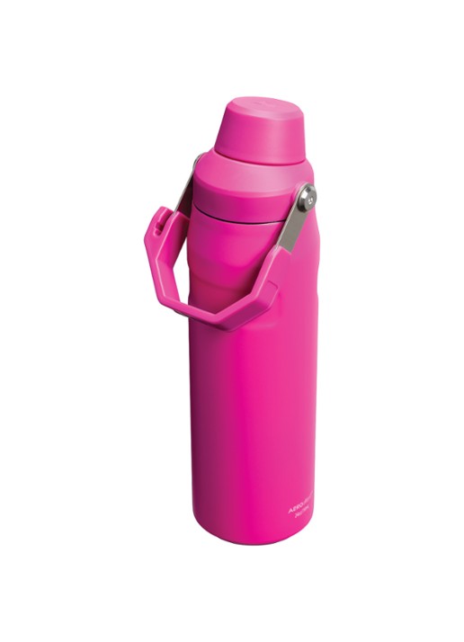 Stanley The Ice Flow Fast Flow waterfles 0,7 liter - voorkant 3 fuchsia