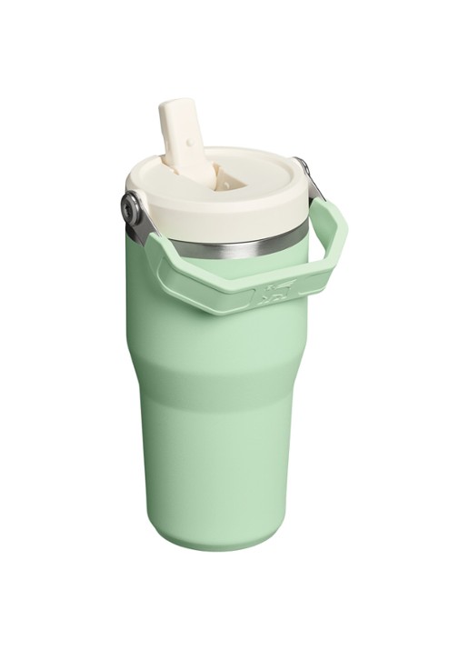 Stanley The IceFlow™ Flip Straw waterfles 0,6 liter - voorkant 2 lichtgroen