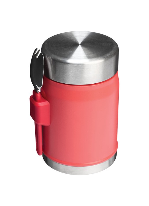 Stanley The Legendary Food Jar + Spork lunchbox 40 cl - achterkant 3 koraal