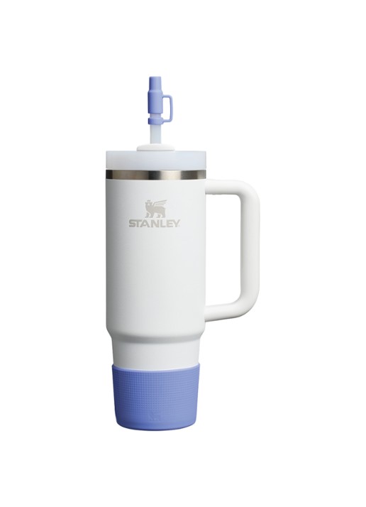 Stanley The Quencher® bekerhoes en rietjes dop 3-delig - voorkant violet