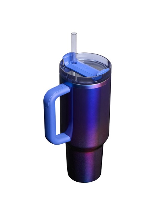 Stanley The Quencher® H2.O FlowState™ thermosfles 1,2 liter - achterkant 3 donkerblauw