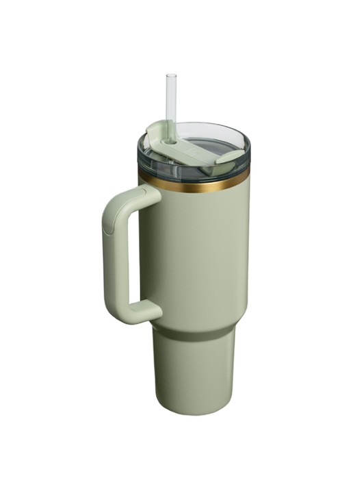 Stanley The Quencher® H2.O FlowState™ thermosfles 60 cl  - achterkant 3 lindegroen