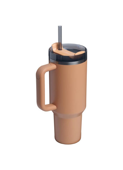 Stanley The Quencher H2.O FlowState™ Tumbler thermofles 1,18 liter - voorkant 2 camel