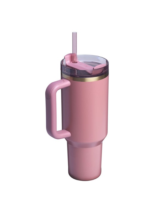 Stanley The Quencher H2.O FlowState™ Tumbler thermofles 1,18 liter - voorkant 2 roze