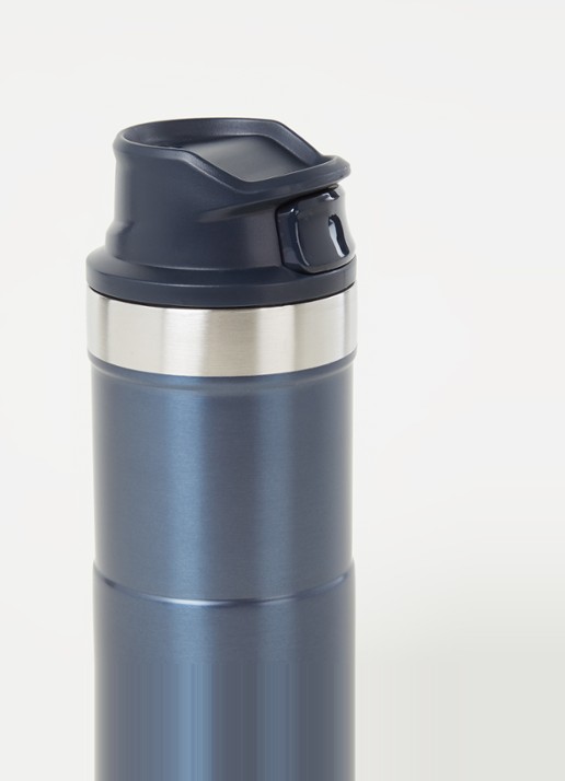 Stanley The Trigger-Action Travel thermosbeker 350 ml - detail donkerblauw