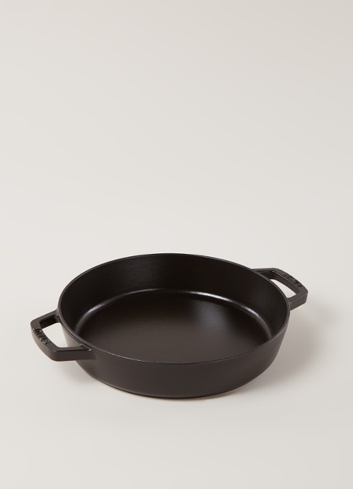 Staub Braadpan Ø26 cm - voorkant 2 zwart