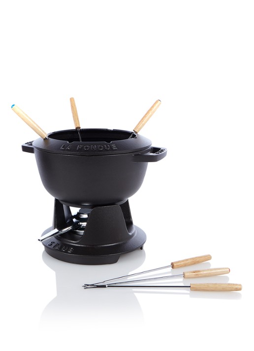 Staub Fondueset met 6 vorkjes 2,3 liter