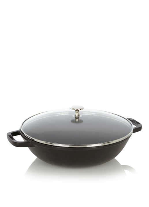 Staub Gietijzeren wokpan Ø30 cm