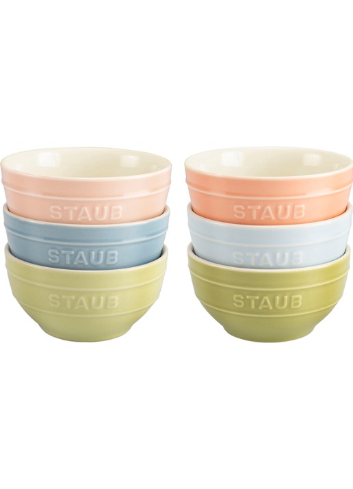 Staub Kom 14 cm set van 6