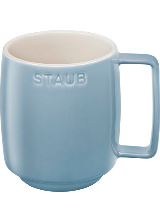 Staub Mok 35 cl set van 6 - achterkant 8 lichtroze