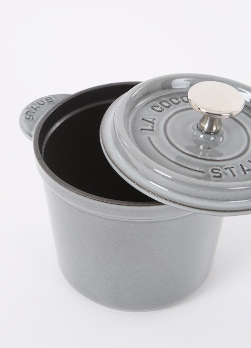 Staub Sauspan Ø14 cm - voorkant 2 grijs