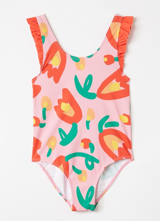 Stella McCartney Badpak met bloemenprint