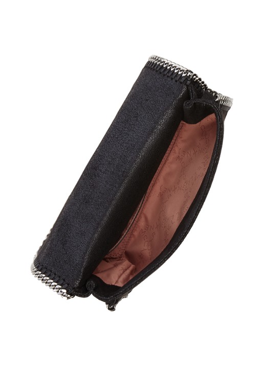 Stella McCartney Falabella Fold Over crossbodytas van ecoleer - detail 2 zwart
