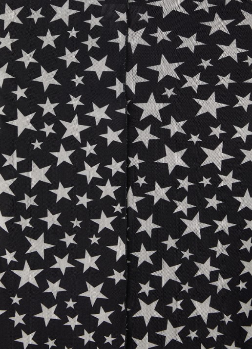 Stella McCartney Jurk met print - detail zwart