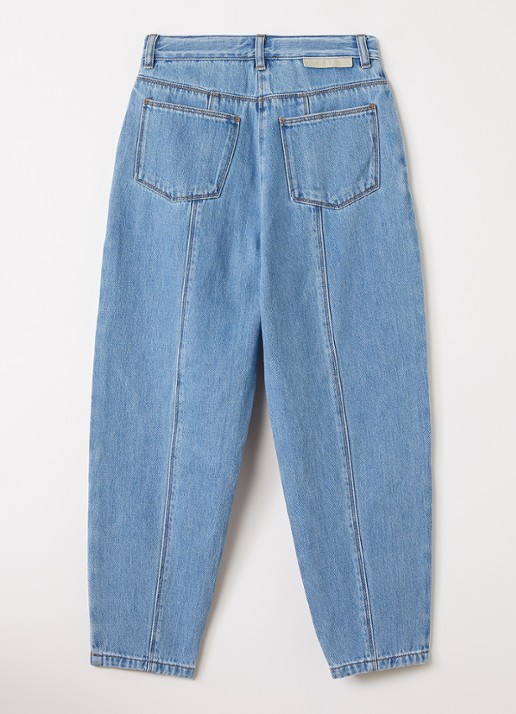 Stella McCartney Loose fit jeans met steekzakken - voorkant 2 blauw