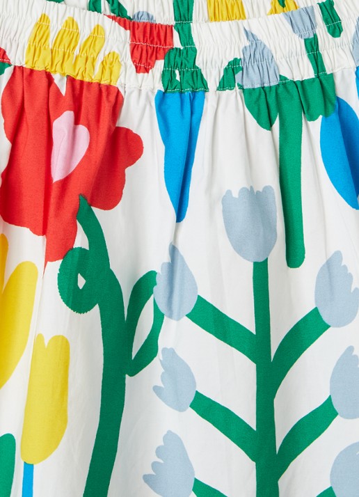 Stella McCartney Rok met bloemenprint - detail 3 groen